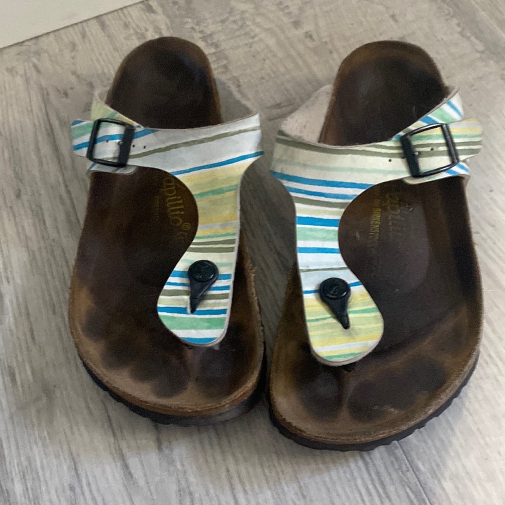 Birkenstock Papillio striped  gizeh  size 41